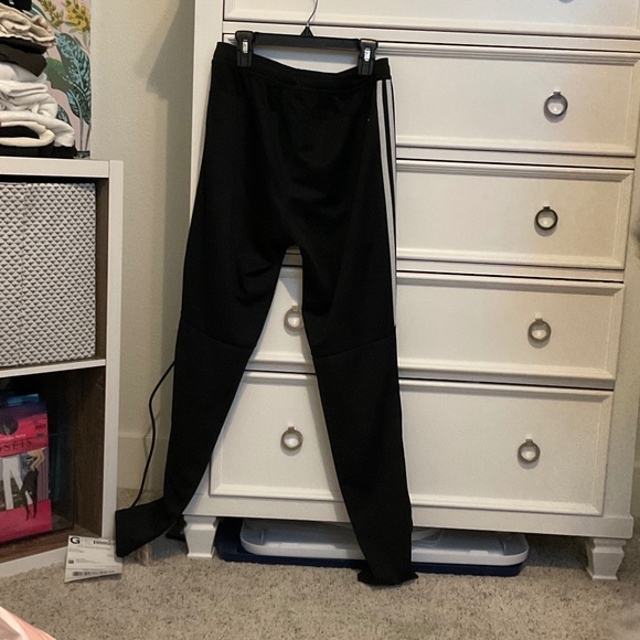 #0451 Black Pants Size S Brand Adidas - Picture 2 of 3